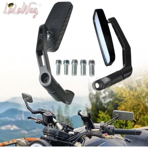 1 Pair 7/8" 22mm 8mm 10mm Universal Motorcycle Mirror Aluminum Retro Rearview Mirror Clearly Rotatable Adjustable Mirrors