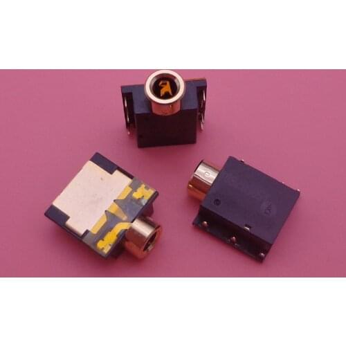 1pcs Audio Jack Headphone Port Microphone Socket Connector for MSI GE62 GE72 GE62VR GE72VR GP62 GS70 MS-1775B Motherboard