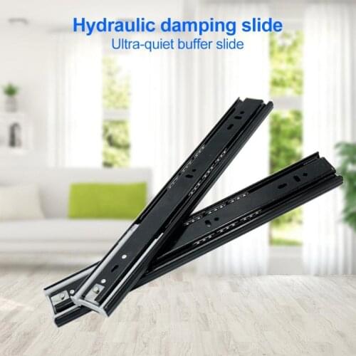 2pcs/set Drawer Slides Full Extension Guide Rail for Home Kitchen Cupboard