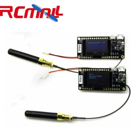 2pcs/lot TTGO LORA32 V2.0 868Mhz ESP32 LoRa OLED 0.96 Inch SD Card Blue Display ESP32 Bluetooth WIFI Module with Antenna