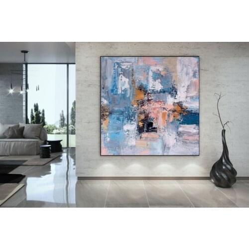 Large Abstract Art Artwork Dine Room Wall Art Extra Large Wall Art Modern Painting Extra Large Artwork Abstract Canvas Art
