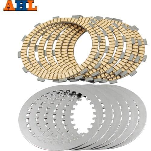 AHL Motorcycle Clutch Friction Plate & Steel Plates For BMW F650 F650ST 1997-1999 For Aprilia Pegaso 650 GA650 1992-1996