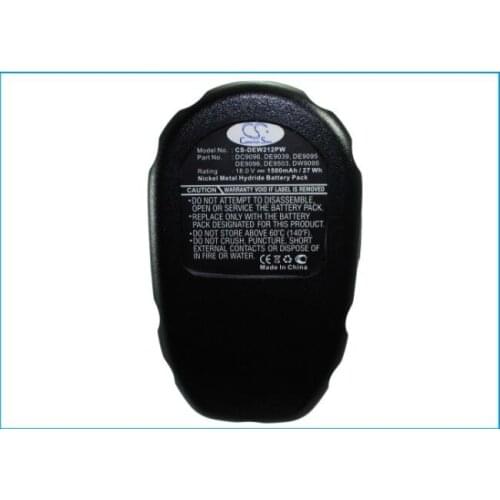 Cameron Sino 1500mah battery for DEWALT DC020 DC212 DC212B DC212KA DC212KB DC212KZ DC212N DC213KB DC330 DC330K