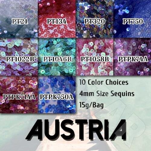 BLUESTAR Sequin 4mm PVC Cup Round Loose Glitter Paillettes Sewing Wedding Craft Women Kids DIY Handmade Accessories