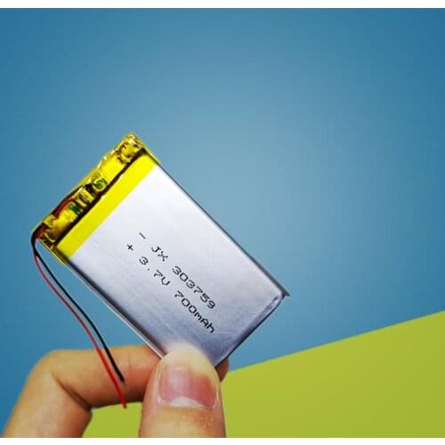 GPS navigator rechargeable 3.7V polymer lithium battery 303759 traffic recorder general 5V large capacity