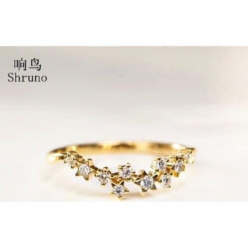 VVS/DEF Color Moissanite Ring Solid 14K Yellow/Rose/White Gold Test Positive Moissanite Diamond Ring For Women Fine Jewelry Gift