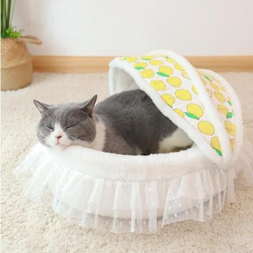 Pet Bed Deep Sleep Comfort In Winter Cat Bed Little Mat Sofa For Cats House Products