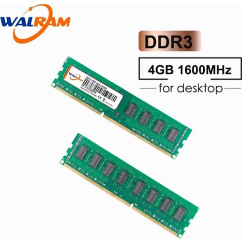 Walram Desktop RAMs PC Memory ddr3 4gb 8gb 1066mhz 1333mhz 1600Mhz PC3 8500 10600 12800 Non-ECC UDIMM MEMORIA