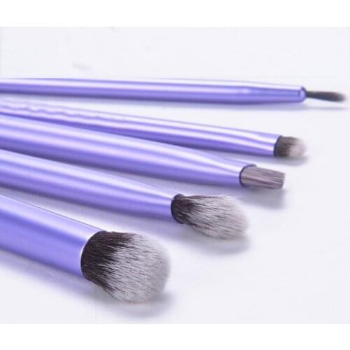 5Pcs/Set Professional Face Cosmetic Makeup Brushes Tool Kit Include Deluxe Crease Base Shadow Fine Liner Brush Accent Brow Brush