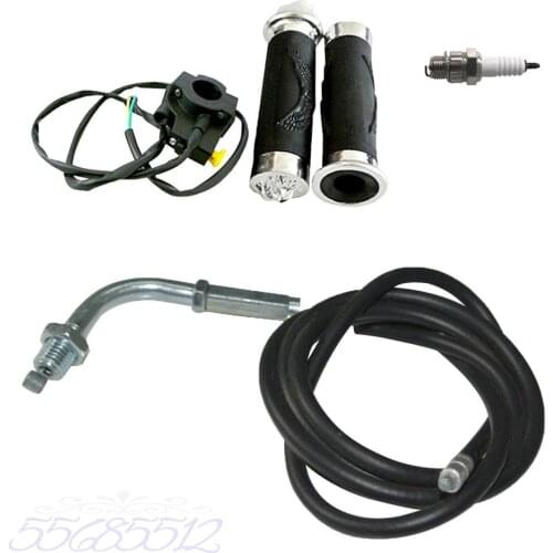 Handlebar Grip Set&Throttle Cable Fits 66/80cc 2 Stroke Engine Motorized Bicycle