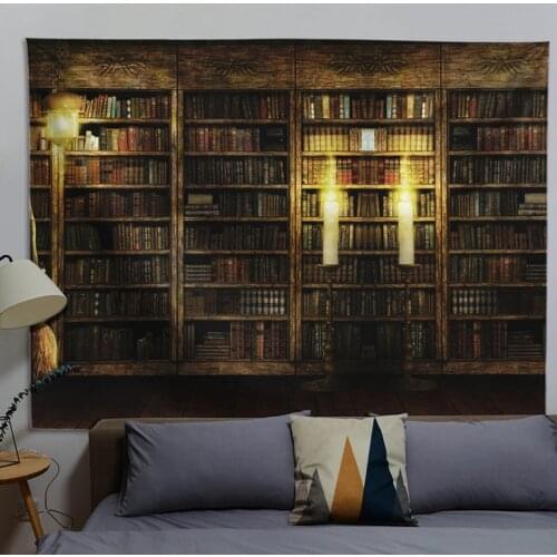 Harried Bedroom Wall Bookshelf Hanging Cloth Photographic Background Cloth Potters platform Home Furnishing Decoration Painting
