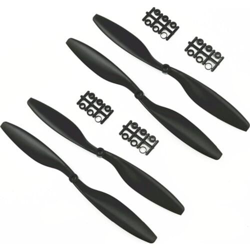 4pcs 10x4.5 1045 Propeller Plastic Replacement Props for DJI F450 F550 Multi-Copter DIY RC Drone Spare Parts CW CCW Blade Wing