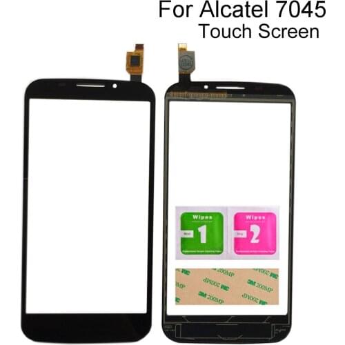 Touch Screen For Alcatel One Touch S7 7045 OT7045 7045Y Digitizer Panel Lens Sensor 3M Glue Wipes Tools Touch
