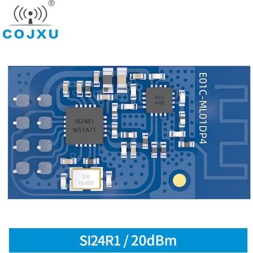 2.4GHz Si24R1 20dBm 100mW 1.8km Range DIP RF Module cojxu E01C-ML01DP4 Transceiver for Replacement of nRF24L01