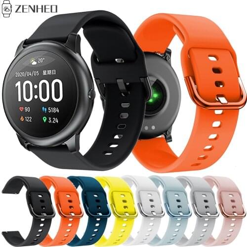 For Xiaomi Haylou Solar LS05 Watch Band Replacement Silicone Strap for For Haylou Solar LS05 Wrist Band
