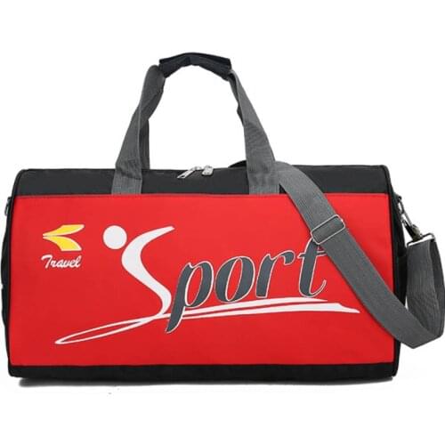 Outdoor Waterproof Nylon Sports Gym Bags Men Women Training Fitness Handbag Sport Carry On Luggage Weekend Duffle Travel Bag