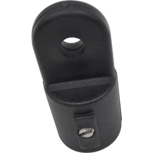 Bimini Top Cap External Eye End Boat Fittings, Fits 7/8 inch 22mm OD Round Tubing, Black