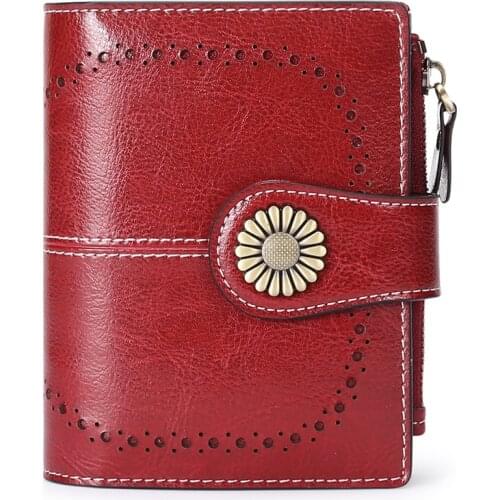 Womens Wallet Made of Leather Purses for Women Coins and Cards Womens Clutch Bag Coin Wallet Ladies Purses