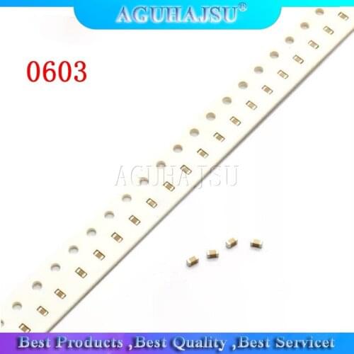100pieces 4.7nF X7R error 10% 50V 0603 472 4700PF SMD thick film chip multilayer ceramic capacitor
