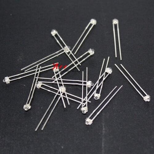 100PCS F1.8 F1.8MM white hair blue F1.8 LED light emitting diode led super bright spotlight type nipples little Butterfly