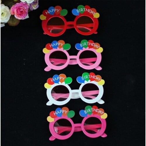 12 Pcs Happy Birthday Glasses Masquerade Party Ball Set Christmas Halloween Children Toys Decor Adult Kids Eyeglasses