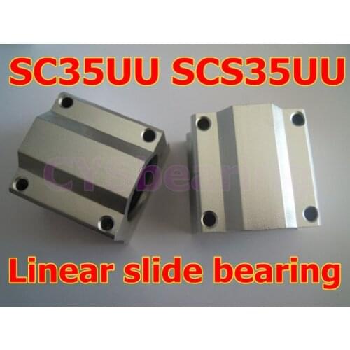 35mm shaft SC35UU SCS35UU SC35VUU linear ball bearing slide unit / bushing / block with LM35UU SBR35UU with LM35UUOP