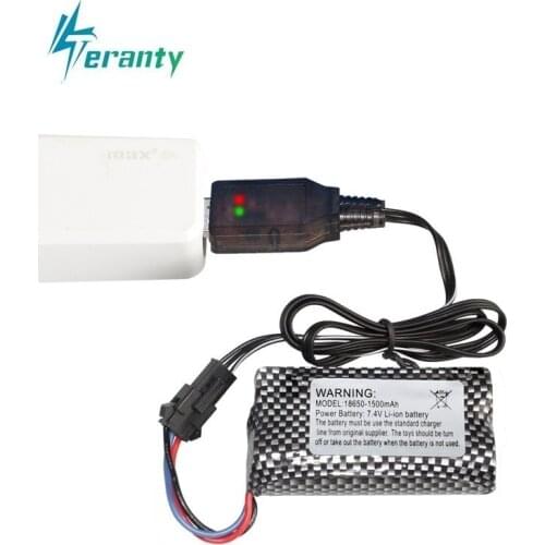 7.4v 1300mAh Li-ion battery wiith USB for Watch Gesture Sensing Twisted RC stunt car 18650 7.4v battery FOR RC Cars