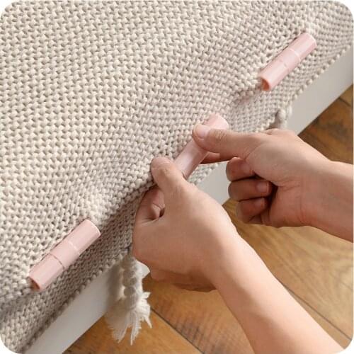 8PCS Bed Sheet Clip Mattress Grippers Fasteners Clothes Pegs Coverlet Holder Slip-Resistant Fixing Clip Food bag Clamps Tool