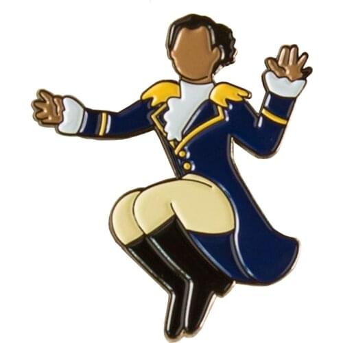 Alexander revolutionary brooch pin Broadway Musical fan art collection