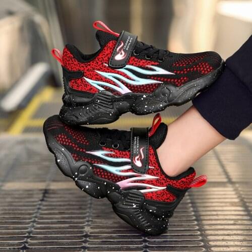 2021 Autumn models 7 children sneakers 8 Boys running shoes 9 big kid Girl Basketball shoes 6 Mesh surface Breathable 10 years