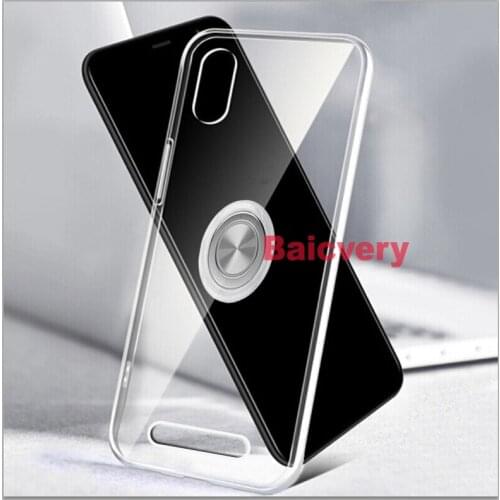 Case for BQ 5518G Jeans Cover Magnetic Car Finger Ring Holder Soft TPU Shockproof Case for BQ 5518 G Jeans Coque