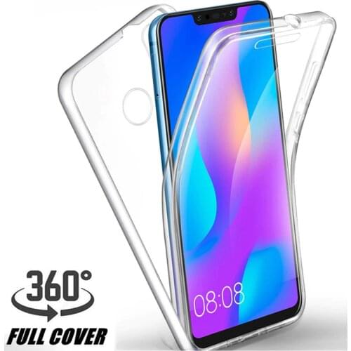 360 Full Case For Huawei Honor 8X 8A 8S 9X 20 View 30 Pro V30 V20 Nova 3 3i 5T Y5 Y6 Y7 2019 Y9 Prime P40 Lite Transparent Cover