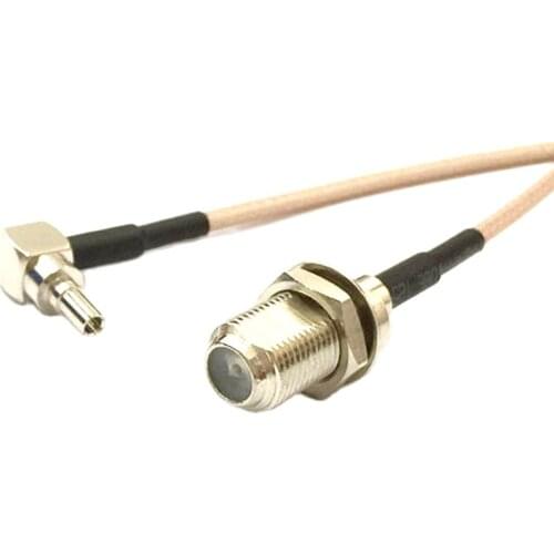 F to CRC9 Cable F Female switch CRC9 Right angle RG316 pigtail 15cm/30cm/50cm/100cm custom cable adapter wholesale price