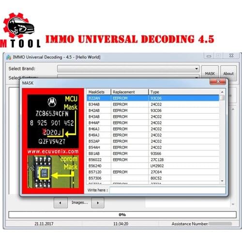 IMMO Universal Decoding 4.5 IMMO off Software Remove IMMO Code of ECU Repair IMMO Code 1100 Compatible Systems Above 10000 Model