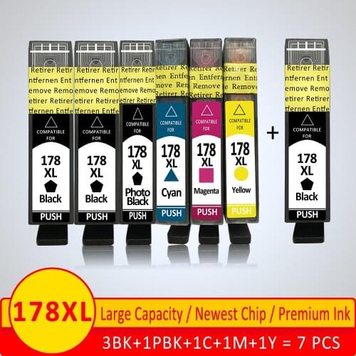 Xiangyu for HP 178 ink Cartridge compatible 178 for hp C309/C410b/503C/B110a/B109n/B210/C410b/C310/5510/5515/6510/211/4620/3070A