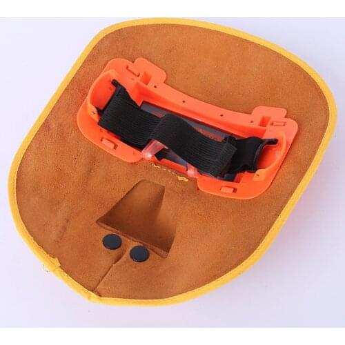 Leather Welding Mask Hood Cow Comfortable Welding Hood