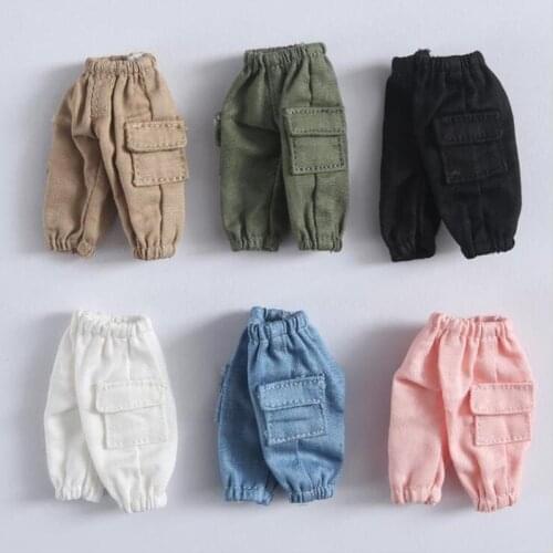 New Doll Clothes Cool Long Overalls Pant or T-shirt for Doll Clothing Accessories(for ob11,obitsu 11,molly,gsc,1/12 BJD Doll )