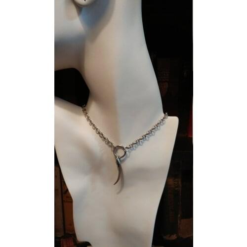 Vampire Choker, Fang Choker, Fang Jewelry, Gothic Jewelry, Goth Vampire Jewelry, Vampire Fangs, Gothic Choker, Goth Choker