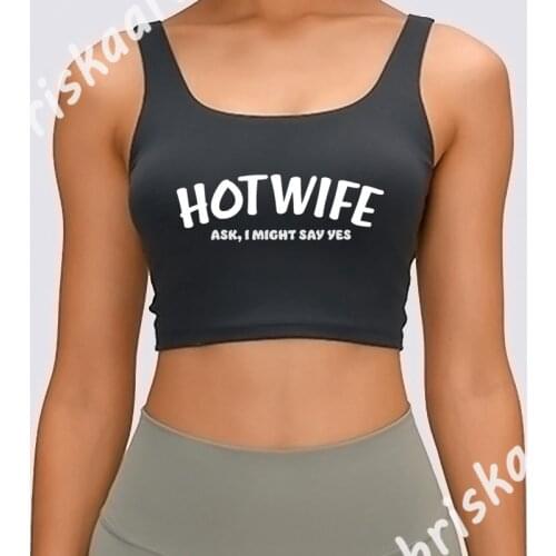 Naughty Swinging Hotwife Tank Top Humor Customize Outfit Summer Plus Size 3xl Top Tee Original Graphic Vest