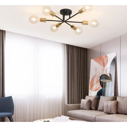 110V 220V Hanging Led Chandelier for Bedroom Modern Living Room Chandeliers E27 Lights Fixture Gold Avizeler Lustres Para Sala
