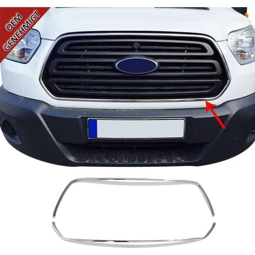 Ford Transit Chrome Front Grille Frame 2 Piece Stainless Steel (2014-2018)