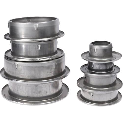 New Stainless Steel Exterior Wall Air Vent Grille Round Ducting Ventilation Grilles 70/80/100/120/150/160/180/200MM