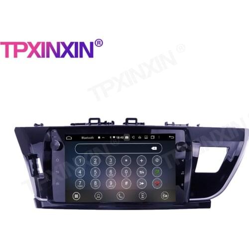 For Toyota Corolla 2013-2016 Touch Screen 4+128G Android 10 GPS IPS Car Multimedia Tesla Player Head Unit Audio Radio Navigtion