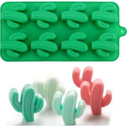 Cactus Chocolate Silicone Molds Ice Cubes Candy Mold DIY Handmade Tool Biscuits Soap Mould Cake Decoration Baking Tools