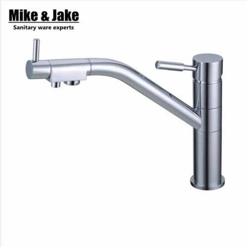 Water filter Kitchen Tap Faucets 3 way double function kitchen mixer Drinking direct Water Faucet 3 Way Mixer Torneira