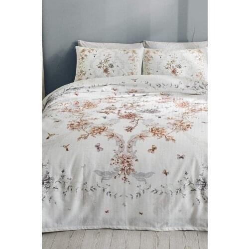 TAÇ Single Pike Team Beatrice - 100% Cotton Color: Gray Pike: 160x230 cm Fitted Bed Sheet: 100x200 cm Pillow Case: 50x70 cm 1