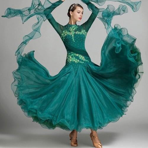 Modern Dance New Pattern Performance dress Ballroom Dancing Serve S7002 Ballroom Dancing Dress Show Serve