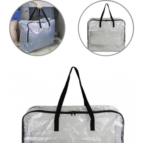 Universal Transparent Packing Organizer Storage Bags Ultra-light Transparent Storage Bags Multi-functional for Home