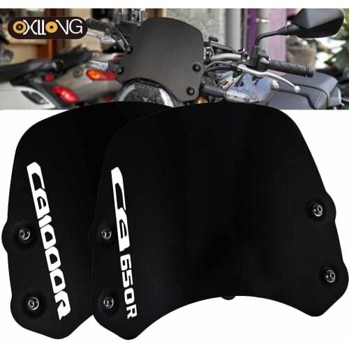 Motorcycle Windshield Wind Deflector Windscreen Windproof FOR HONDA CB650R CB 650R CB1000R Neo Sports Cafe 2018 2019 2020 2021