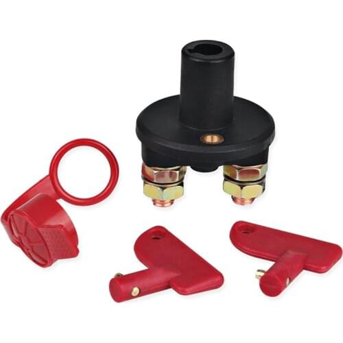 Battery Cut Off Switch Disconnect Power Isolator Switch M10 DC12-24V Truck Boat Car For Marine Auto ATV Vehicles Car